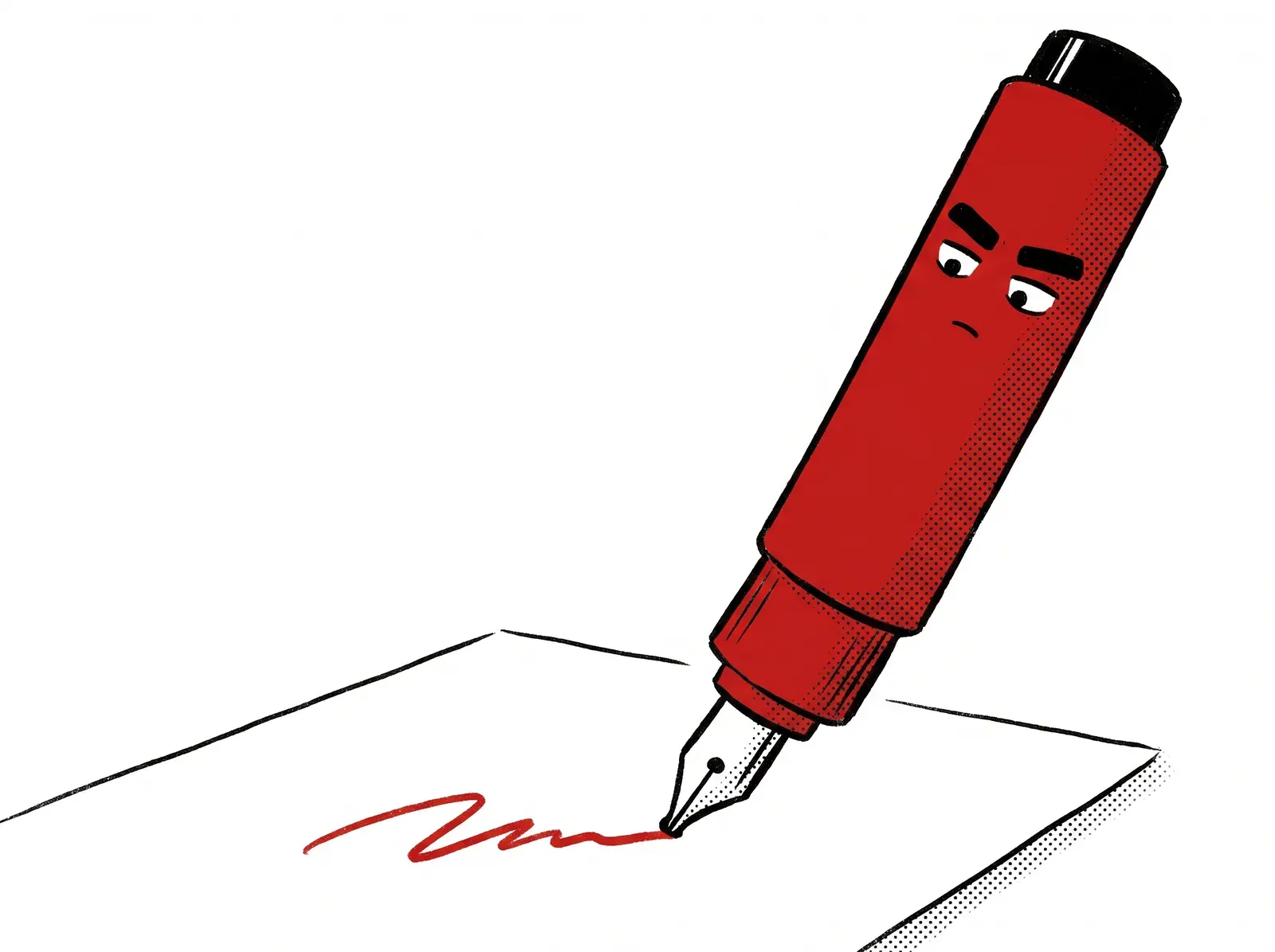 Solb（朱ペン）が、下書きに朱で一語を書き足している